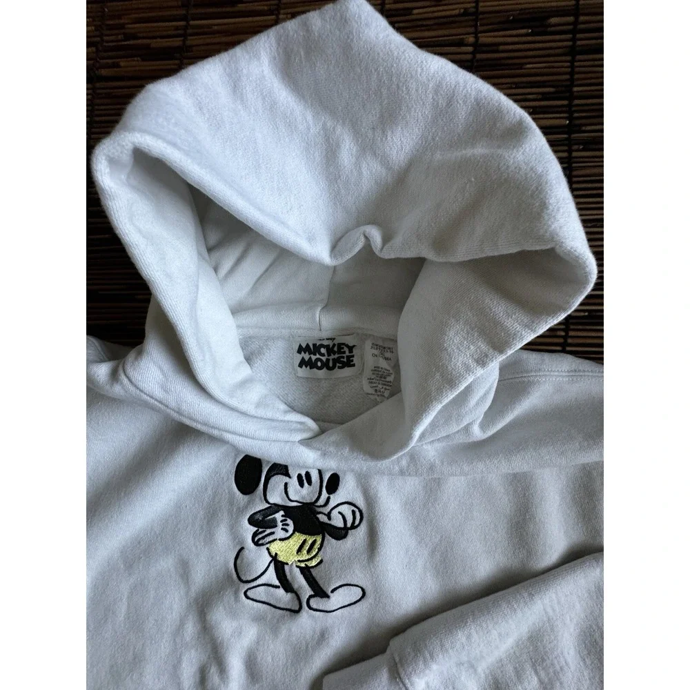 Mickey Mouse‎ Hoodie Small Genuine Mousewear Pullover Hoodie Embroidered